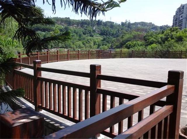 玻璃鋼仿木紋護欄 (3)